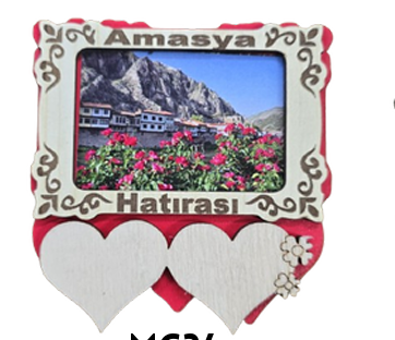 Ahşap Magnet Şehre Özel