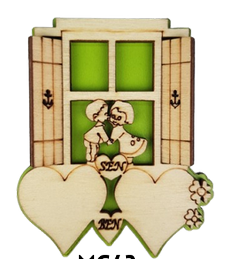Ahşap Magnet Şehre Özel