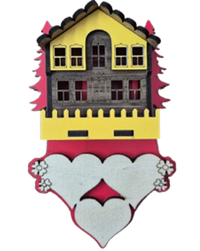 Ahşap Magnet Şehre Özel