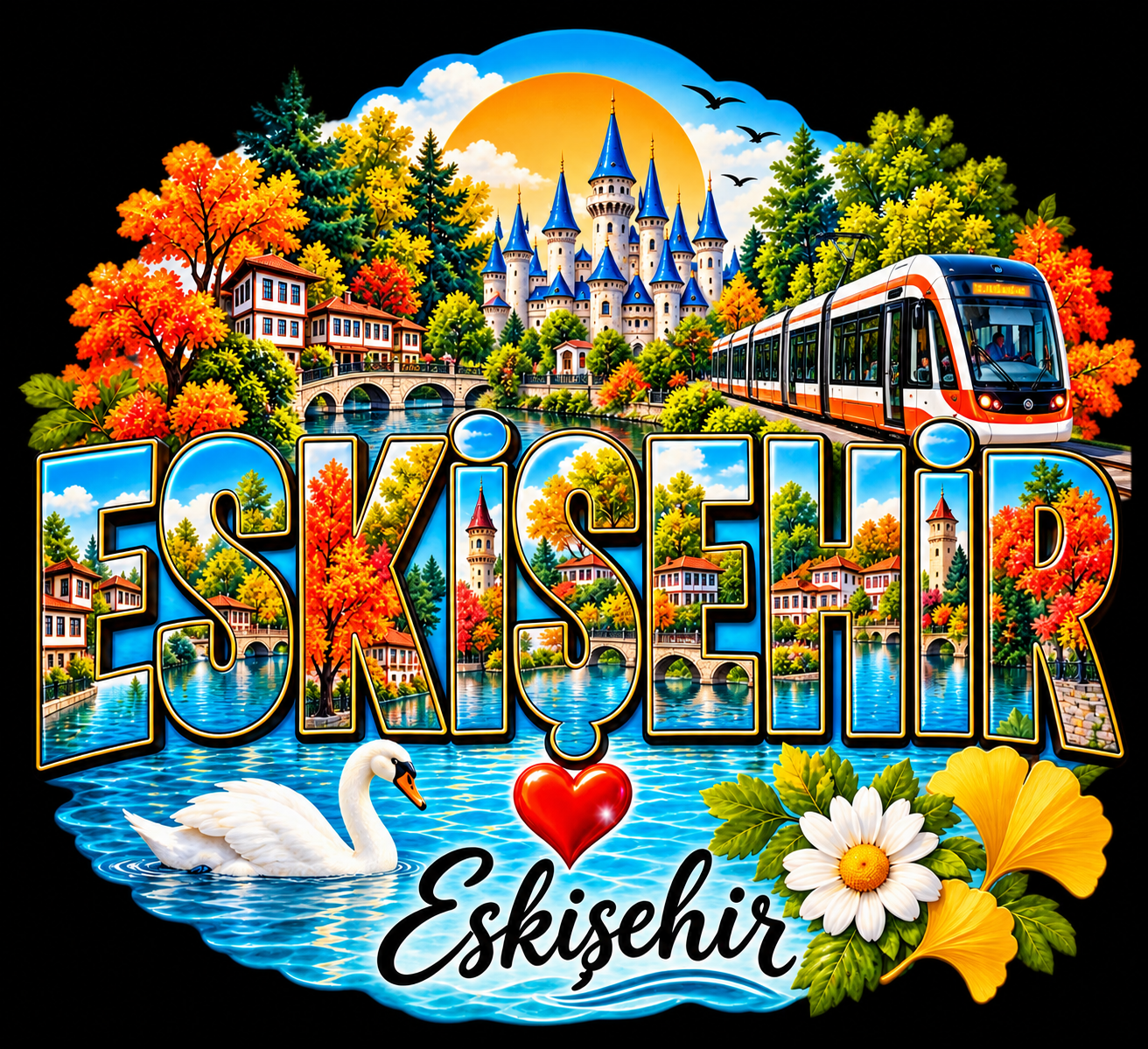 Şehre Özel Uv Baskılı Magnet